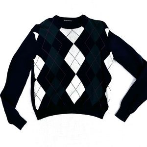 Brandy Melville, youth brand, Argyle sweater. One size.